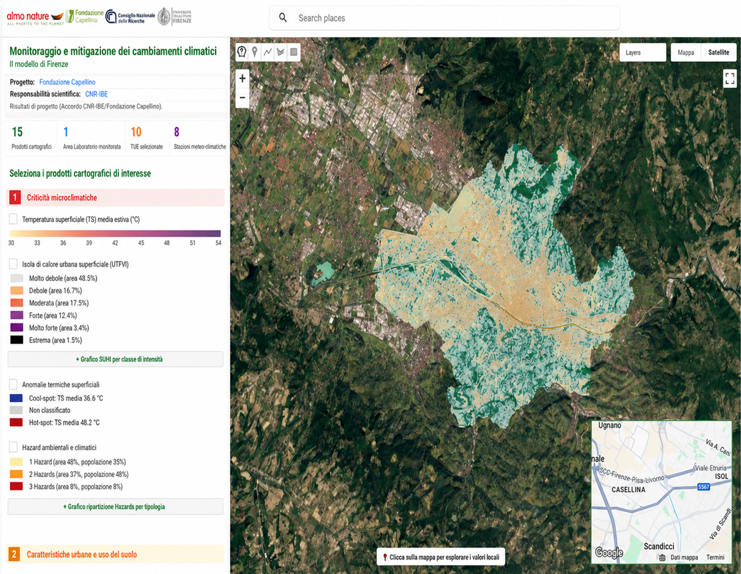 Aggiornamento della WebGIS di progetto